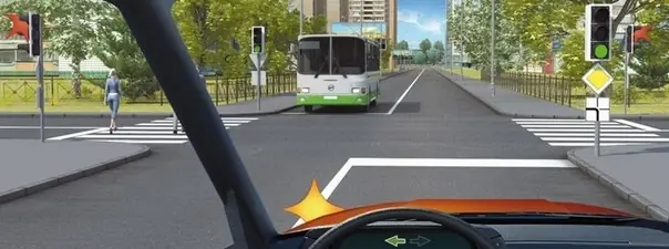 Иллюстрация к вопросу ПДД