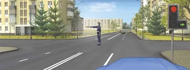Иллюстрация к вопросу ПДД